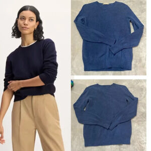 Everlane Women's Crew Neck Sweater - Dark Blue